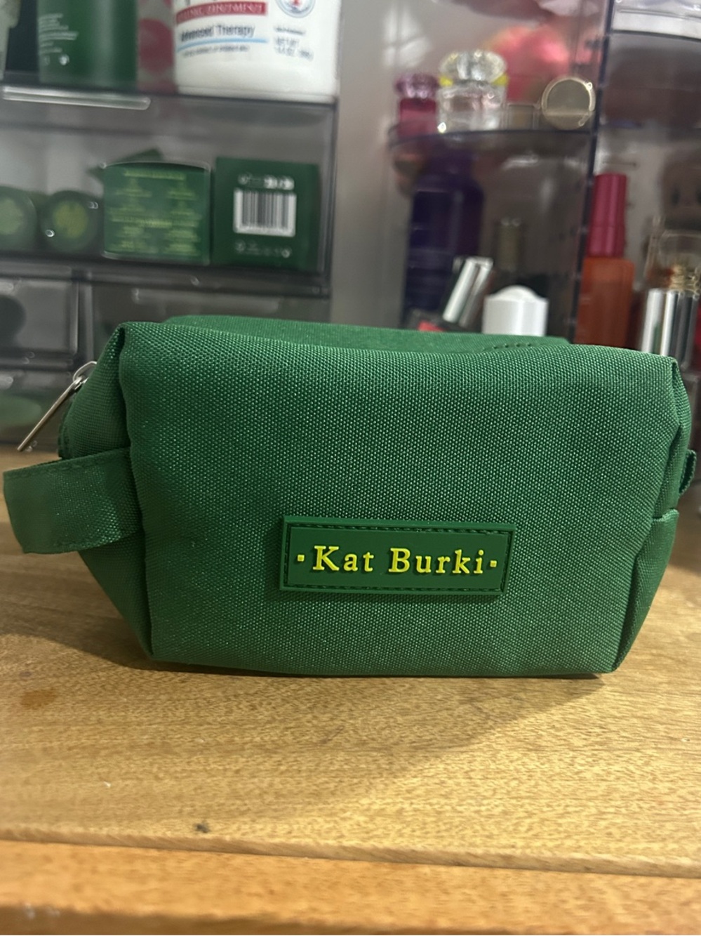 Green Small Toiletry/Travel Pouch